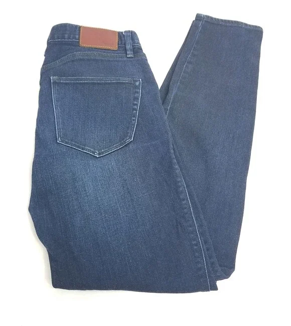 Madewell Skinny Skinny Ankle Jeans Dark Wash Denim Size 24 - Picture 2 of 4